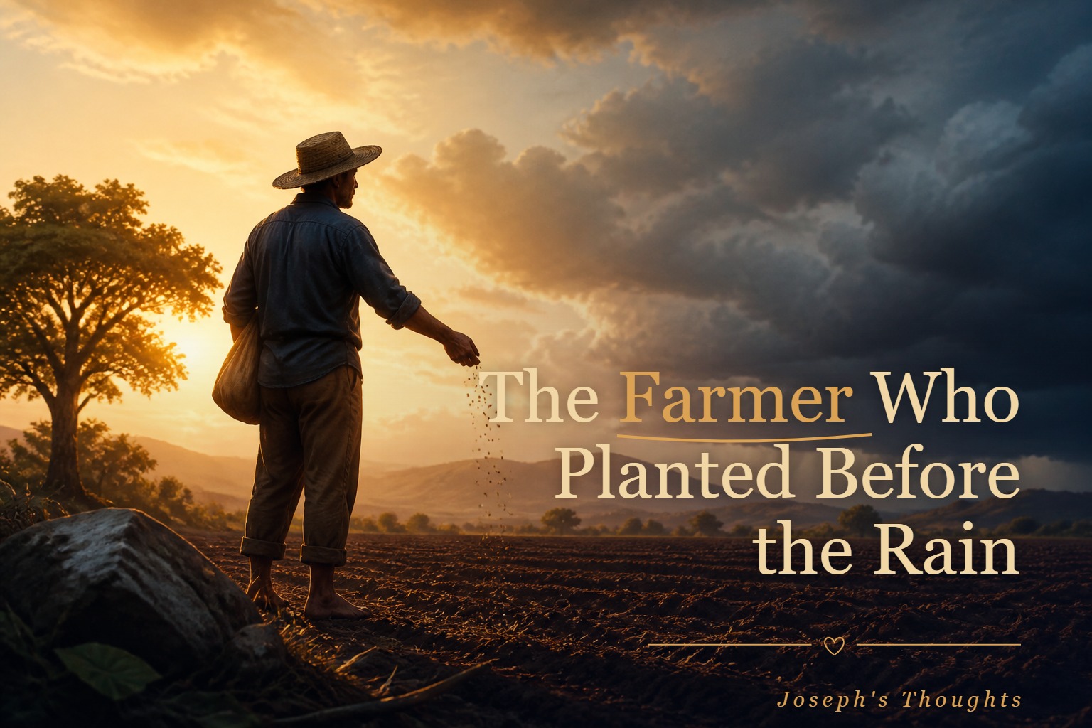 The Farmer Who Planted Before the Rain