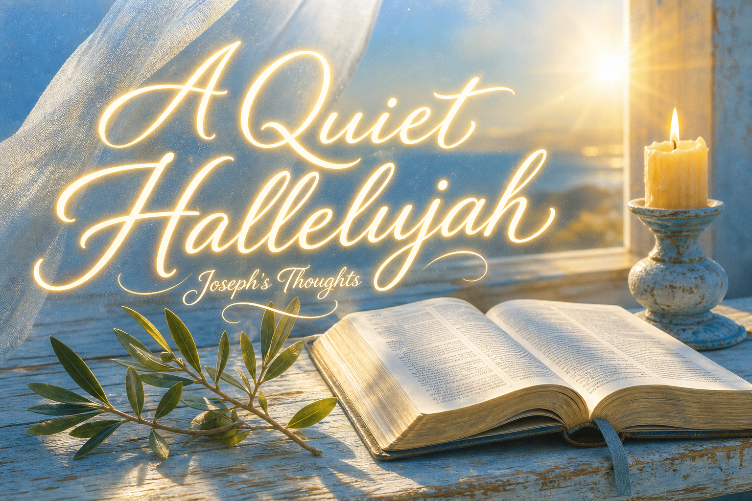Cover artwork for the song A Quiet Hallelujah