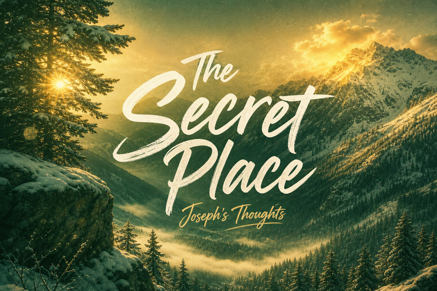 Cover artwork for the song The Secret Place