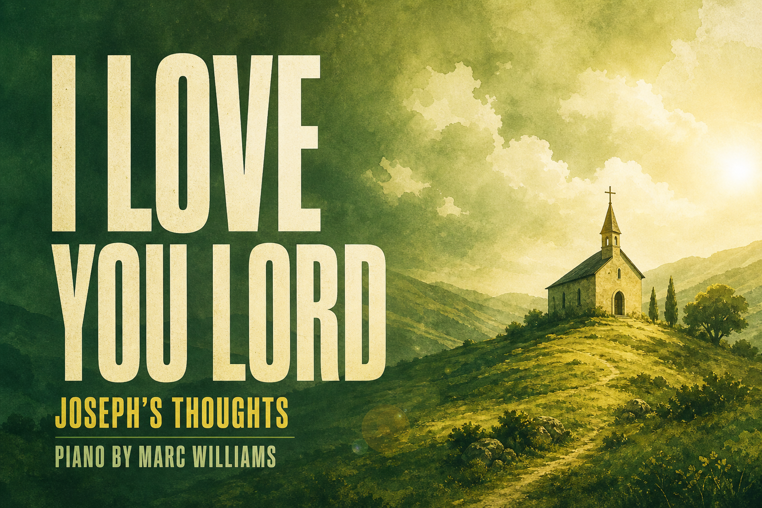 Cover artwork for the song I Love You Lord