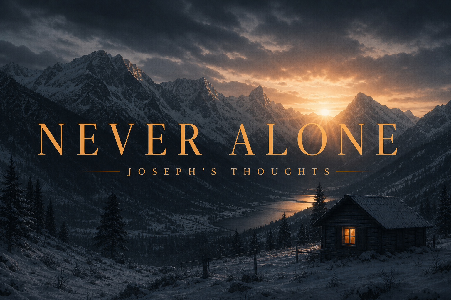 Cover artwork for the song Never Alone