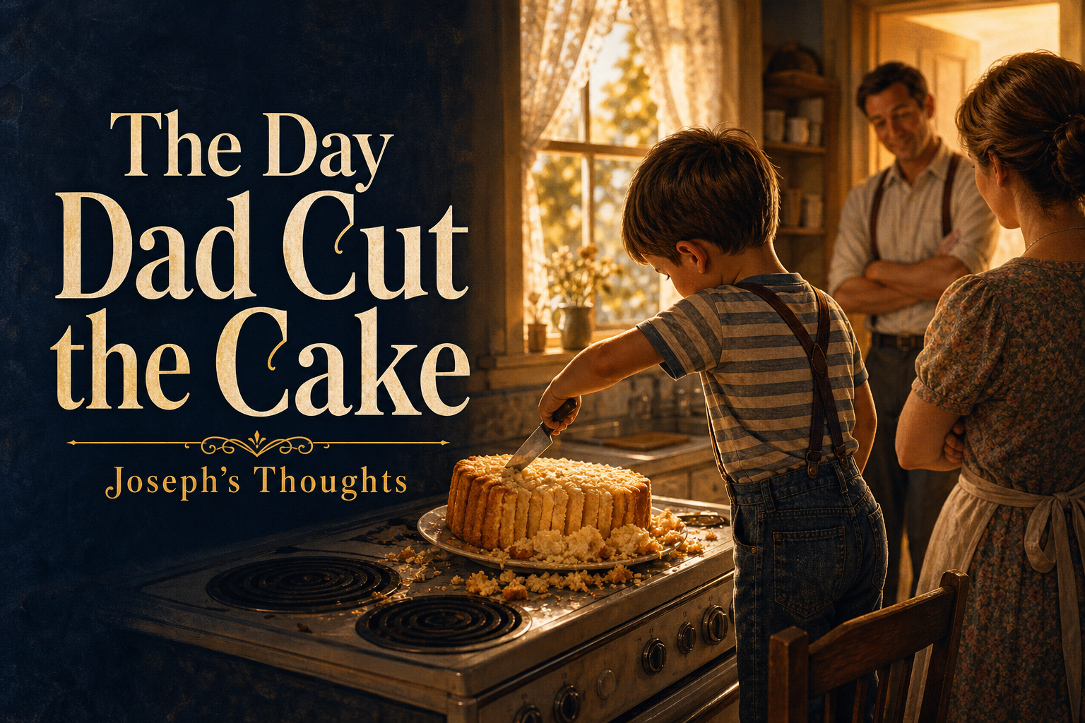 The Day Dad Cut the Cake