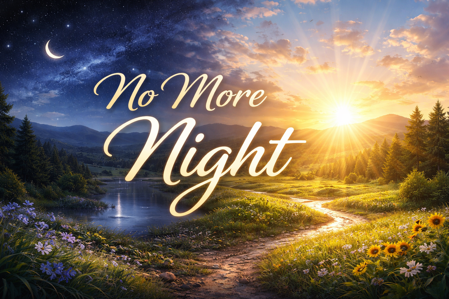 Cover artwork for the song No More Night