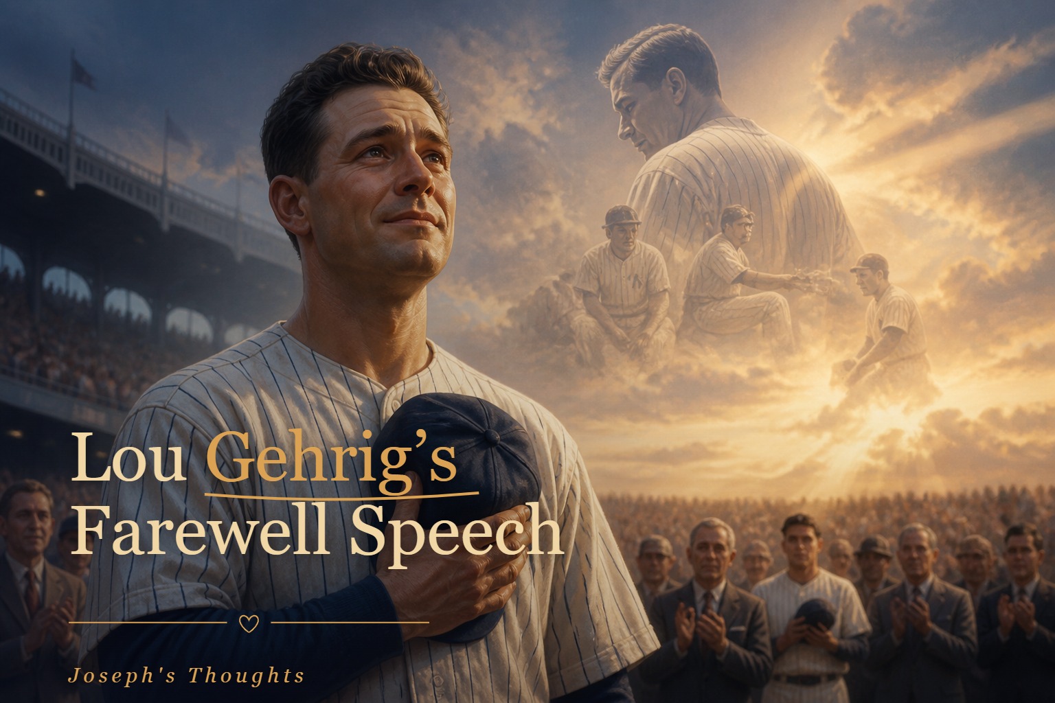 Lou Gehrig’s Farewell Speech - Gratitude Can Speak Through Suffering