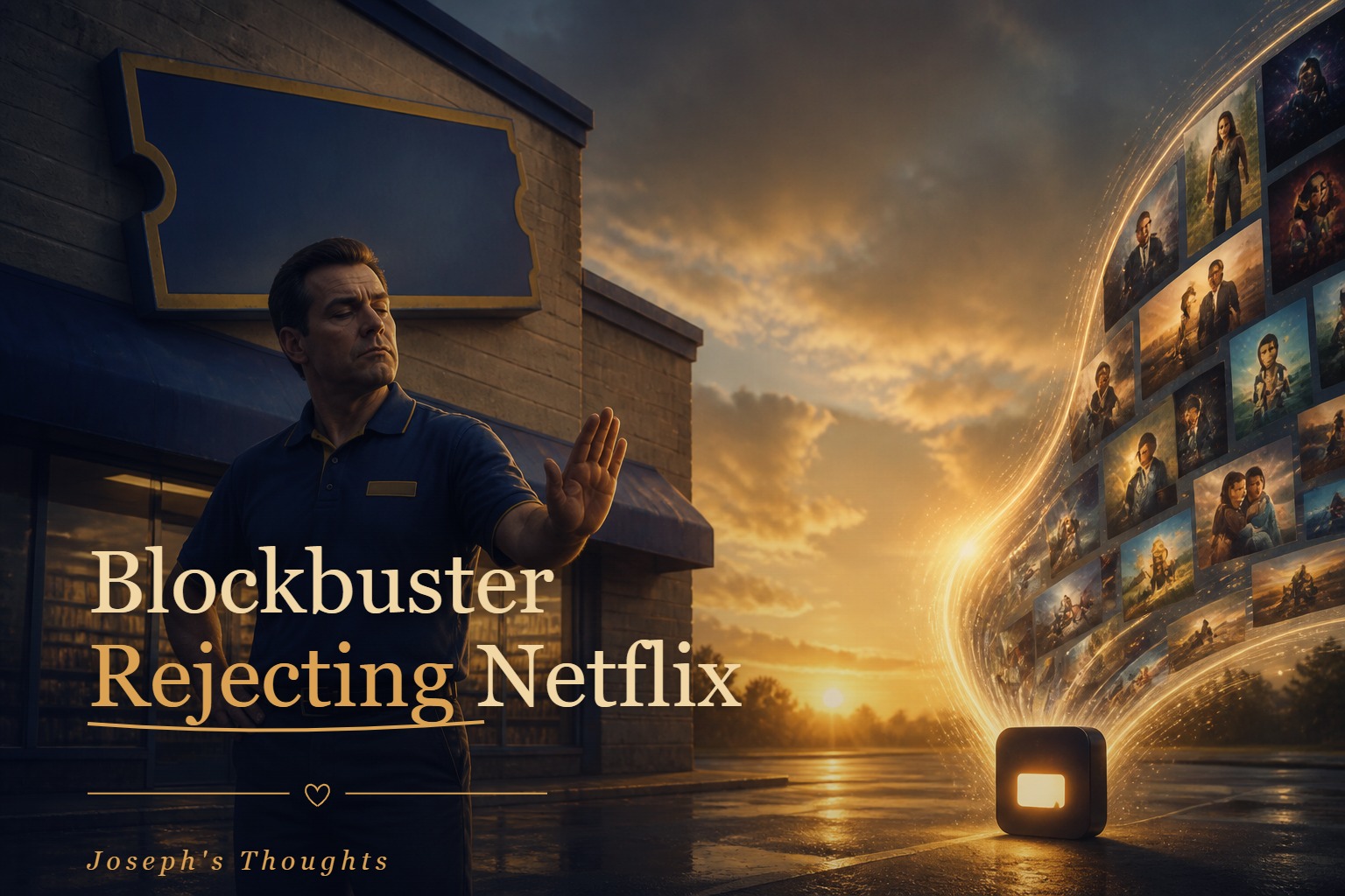 Blockbuster Rejecting Netflix - Dismissing Small Disruption Can Be Fatal